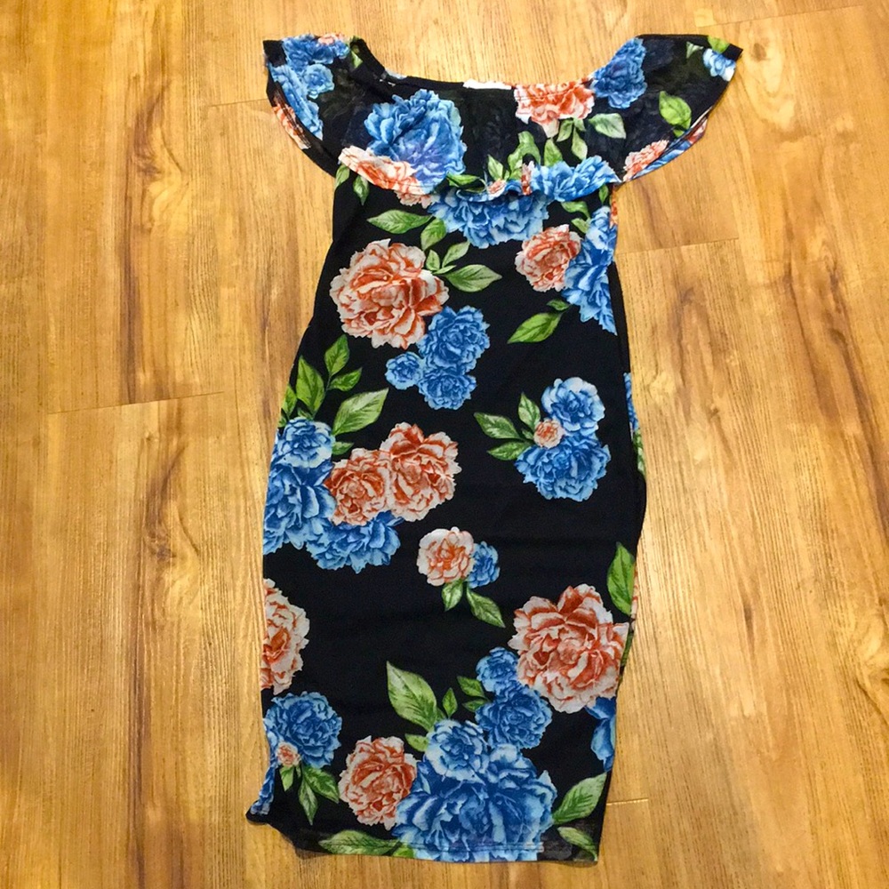 Floral mini dress